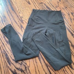 Hawthorne Dark Green Pocket Leggings small
